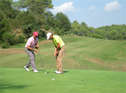 Enseignement du golf en groupe
